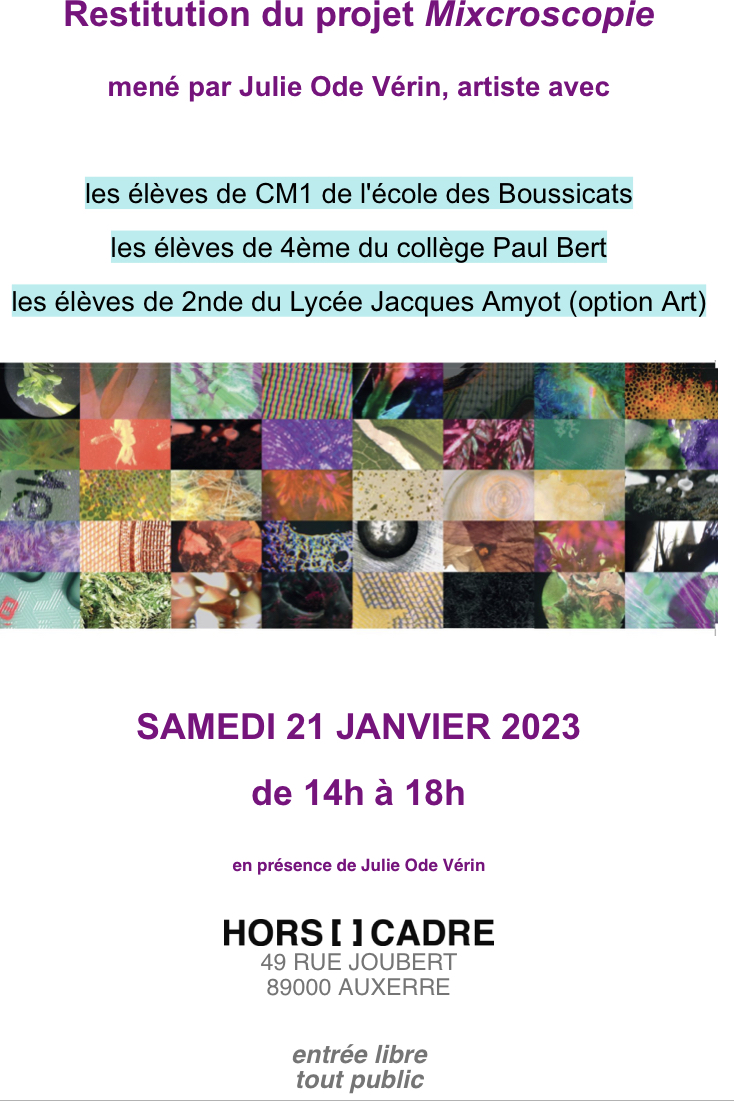 HORS CADRE - Actualités - Collège Paul Bert